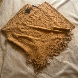 NWT Poncho Do Everything In Love OS